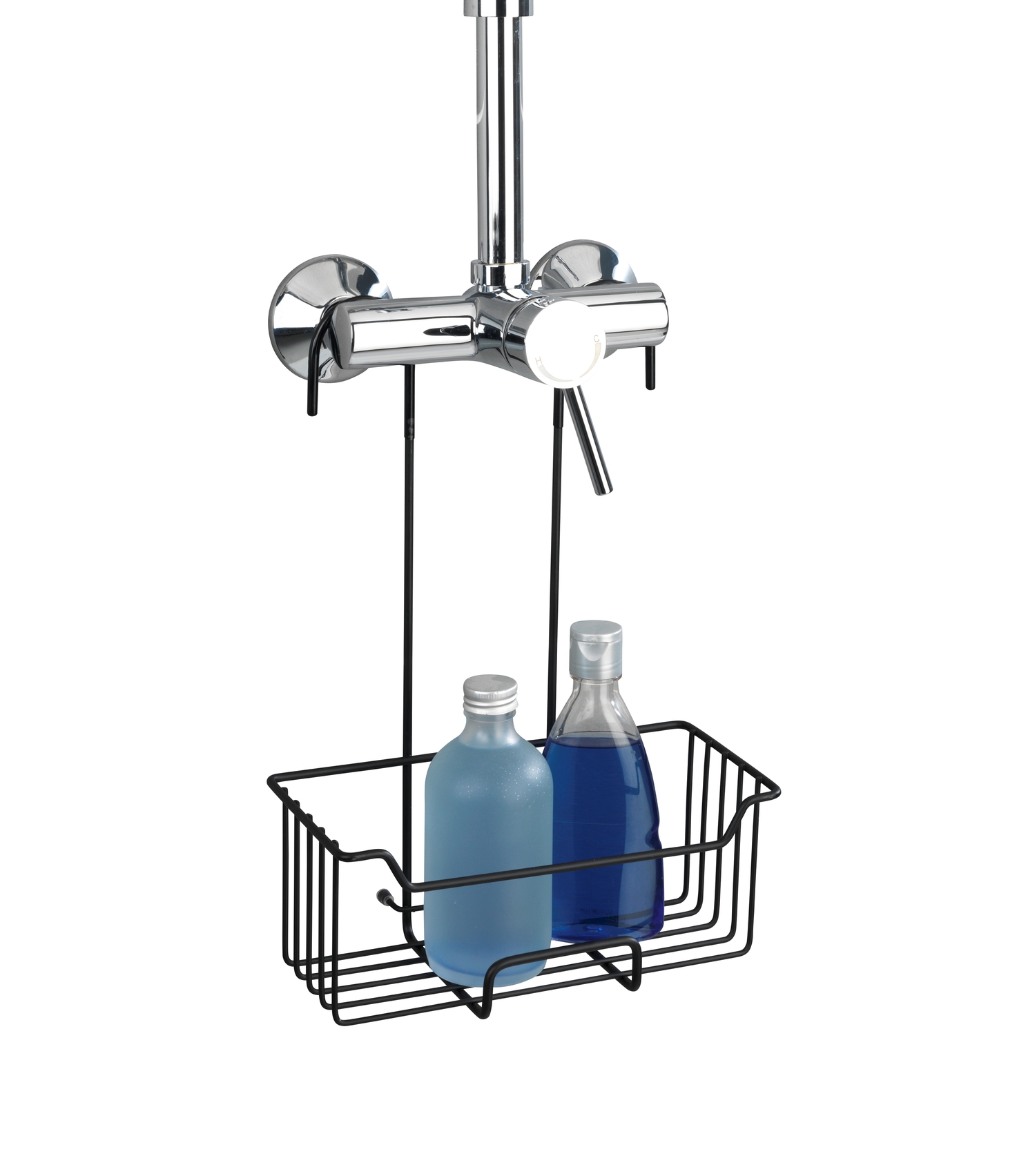 Wenko Milo douchecaddy RVS zwart