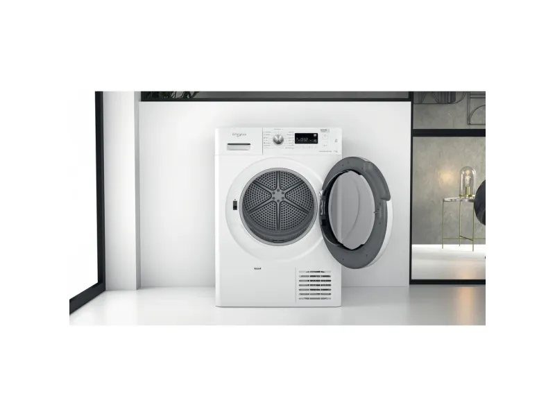 Whirlpool FFT M11 72 EE - Tørremaskine - bredde: 59.5 cm - dybde: 64.9 cm - højde: 84.9 cm - frontbetjening - hvid
