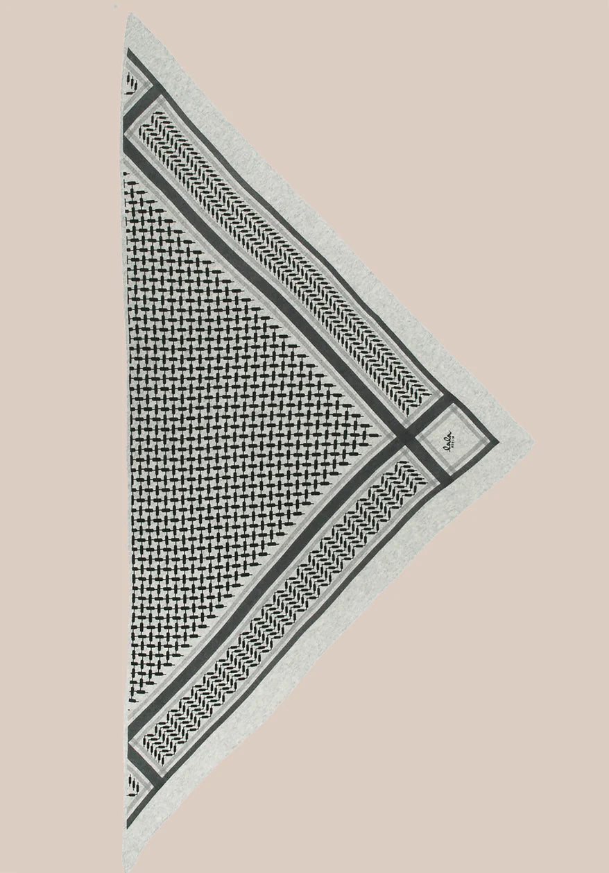 Lala Berlin Triangle Trinity Classic M flanella light grey melange