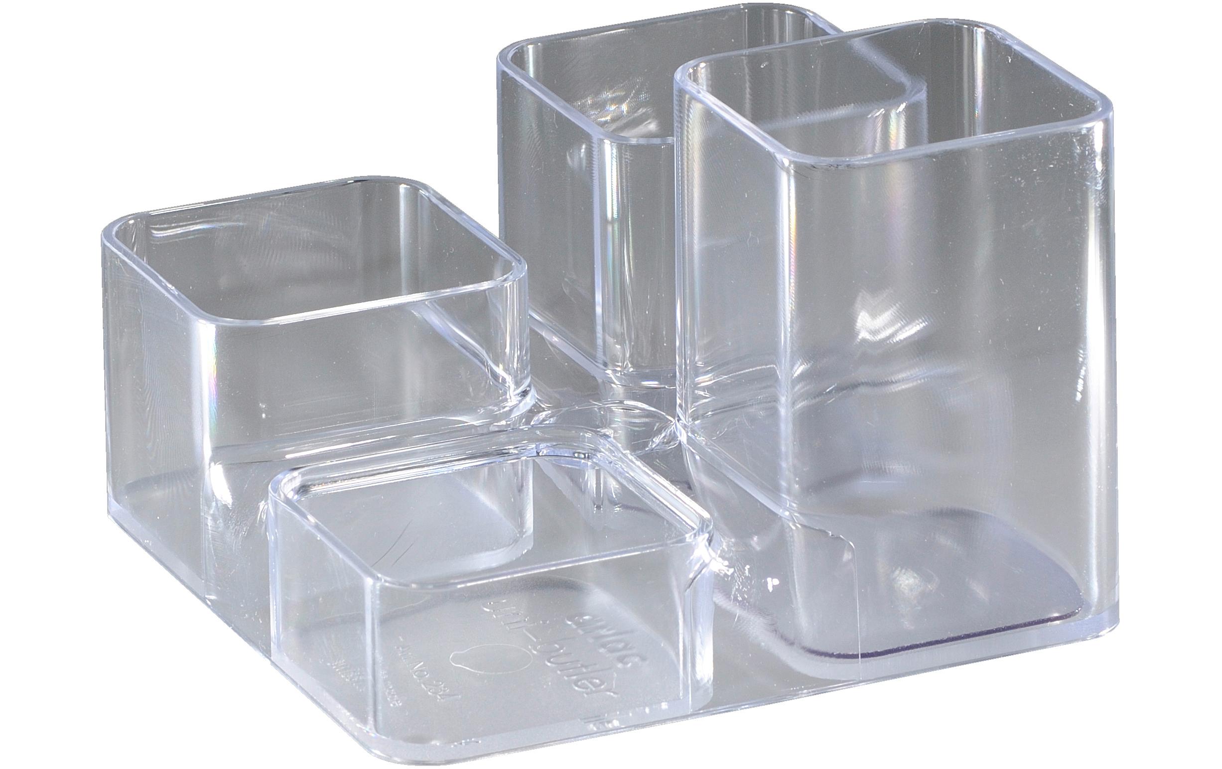 Stiftehalter Uni TransparentStifteköcher