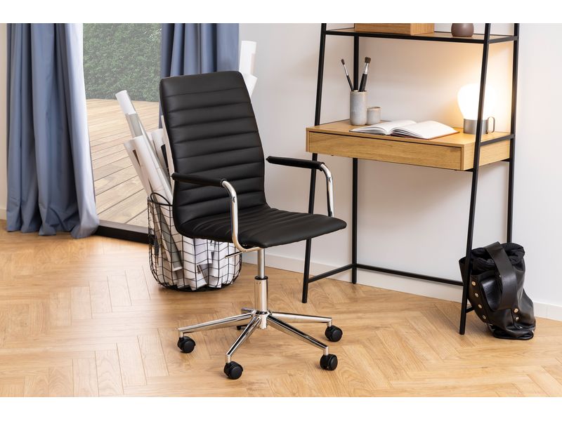 AC Design Bürostuhl Winslow, mit Polsterrücken und Armlehne Schreibtischstuhl im Leder look
