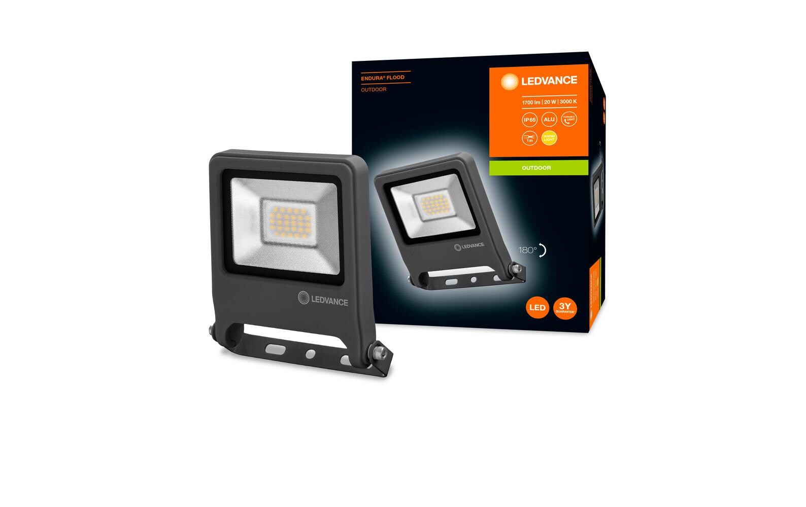 Scheinwerfer LED Endura Flood, 20 WAussenleuchte