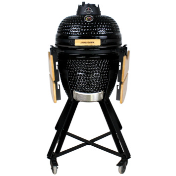 Jamestown Marwin kamado keramiek zwart (M/L)