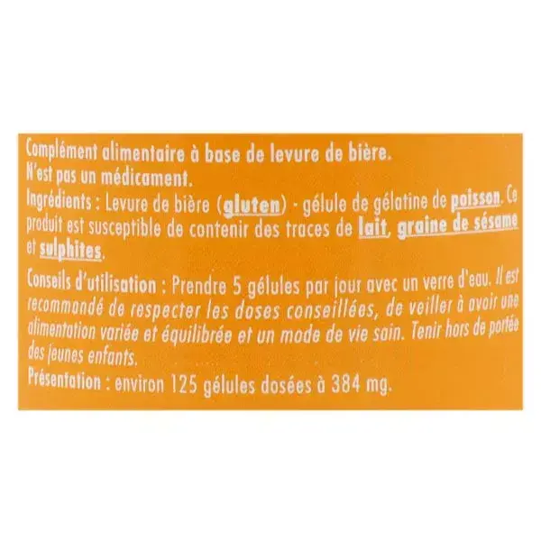 Superdiet Levedura de Cerveja 125 cápsulas