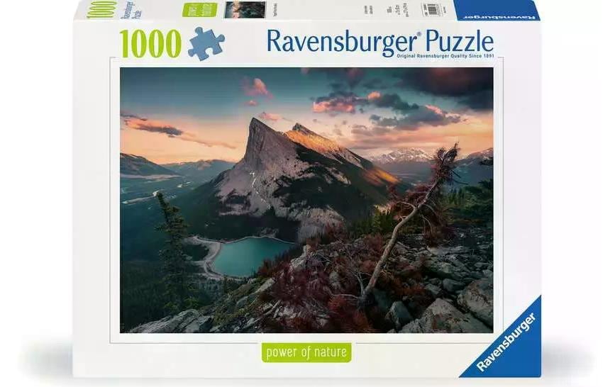 Puzzle Abends in den Rocky Mountains 1000 TeileKlassisches Puzzlespiel mit Premium-Qualität