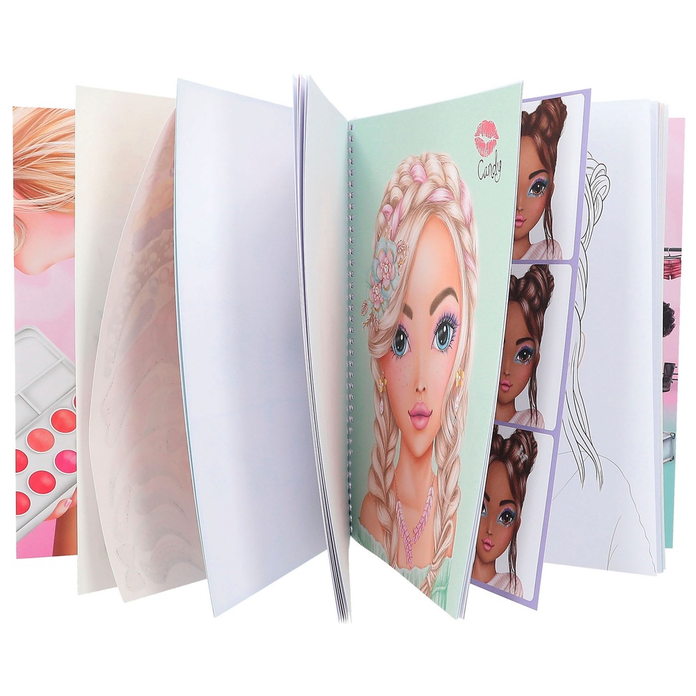 TOPModel: Gestalte dein eigenes Make-up-Malbuch