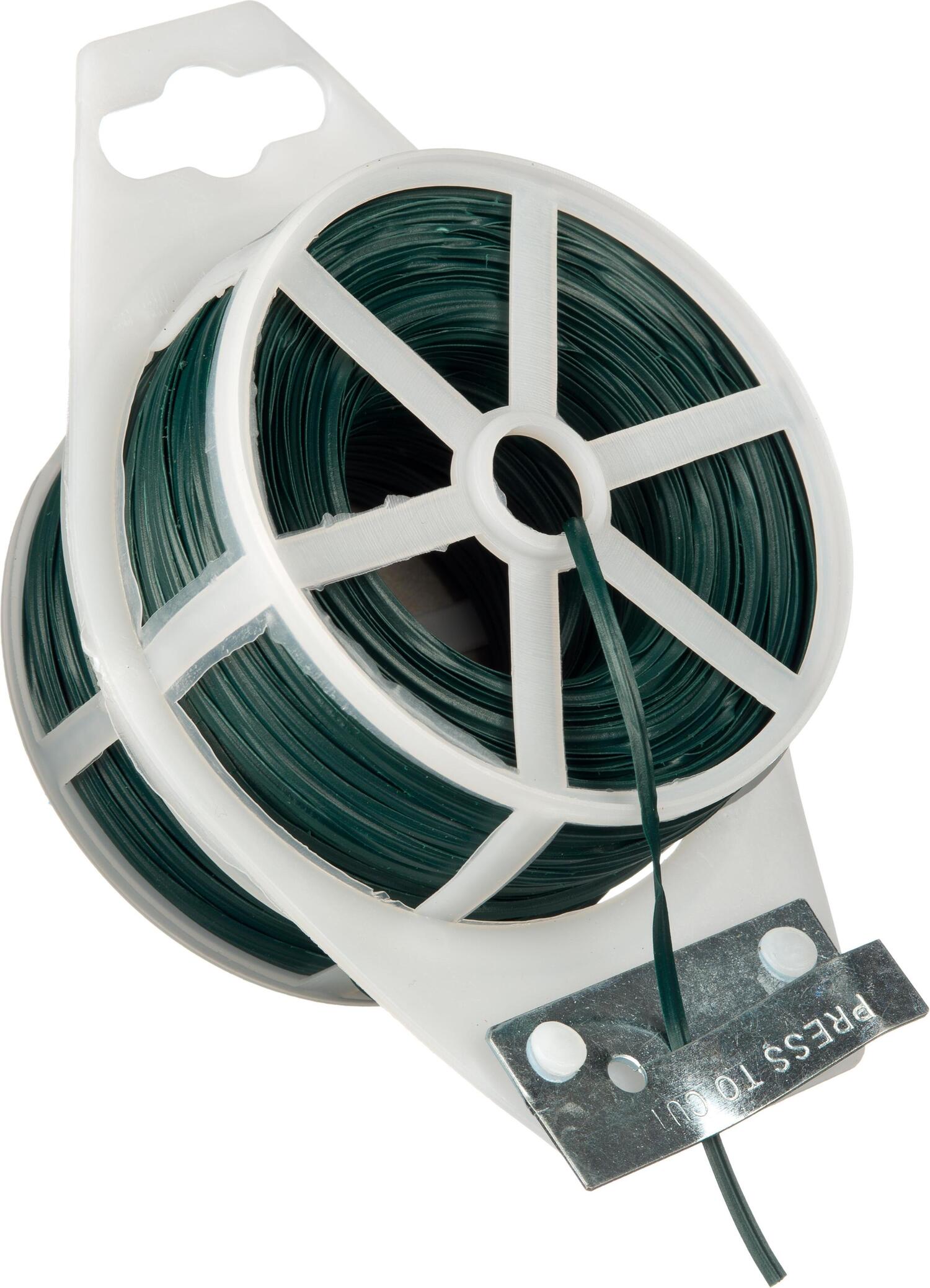 Nature bindband met metalen kern 50m groen