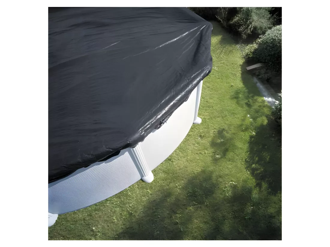 Bâche d'hivernage 180 g/m² pour piscine acier ronde Ø 4,60 m - Gré