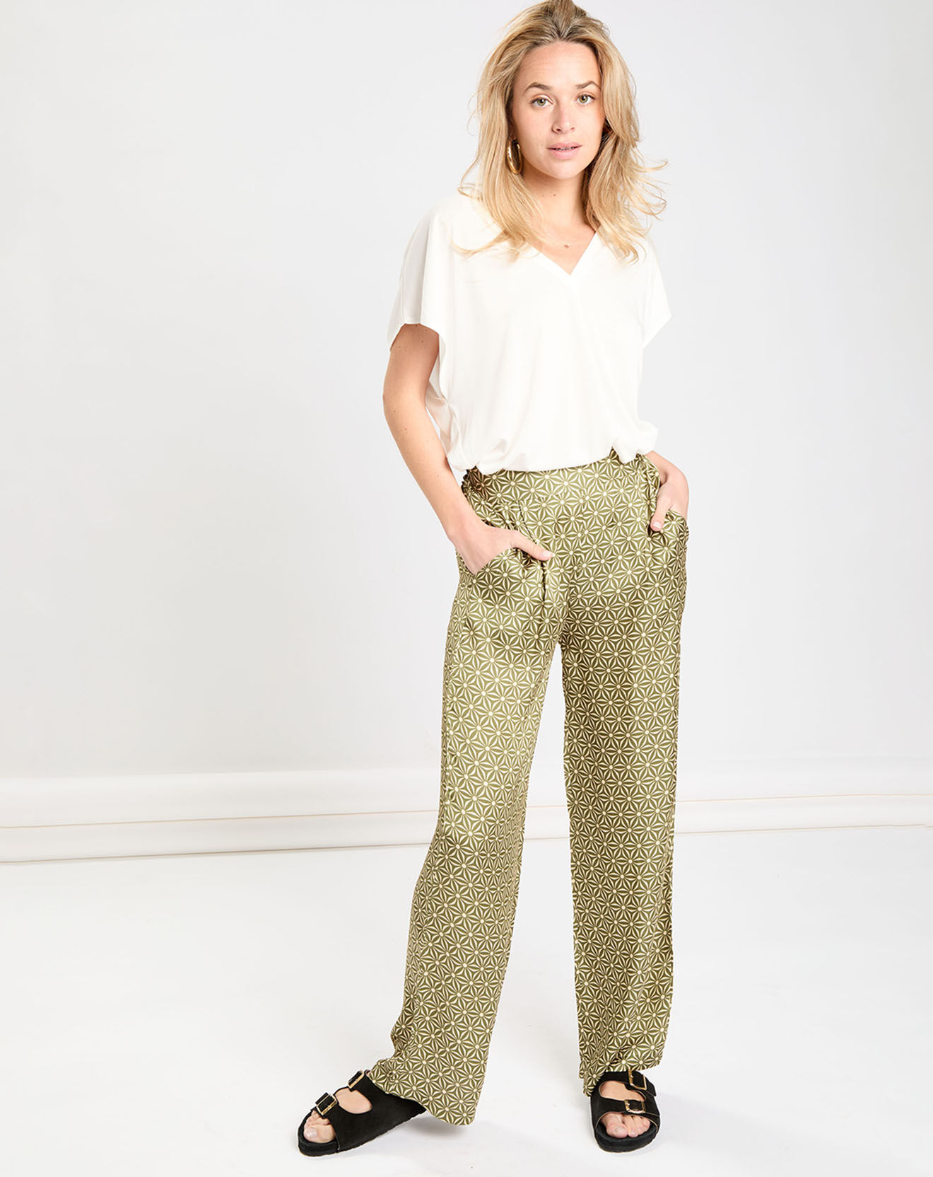 La Petite Etoile Pantalon Moona vert