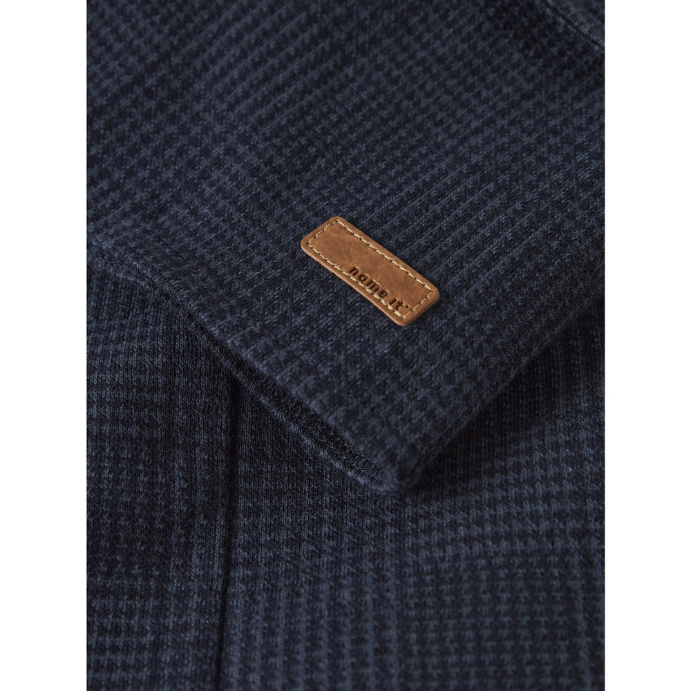 Køb Name It Navy Blazer Check Nmmrobino Sweat Blazer Unb