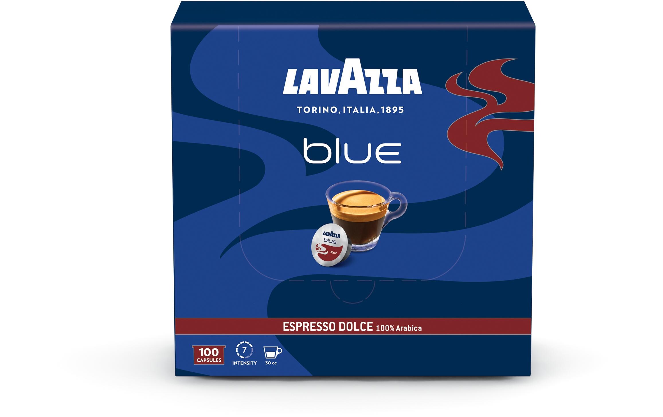 Kaffeekapseln Blue Espresso Dolce 100 StückKaffeekapseln für das «Lavazza Blue» System