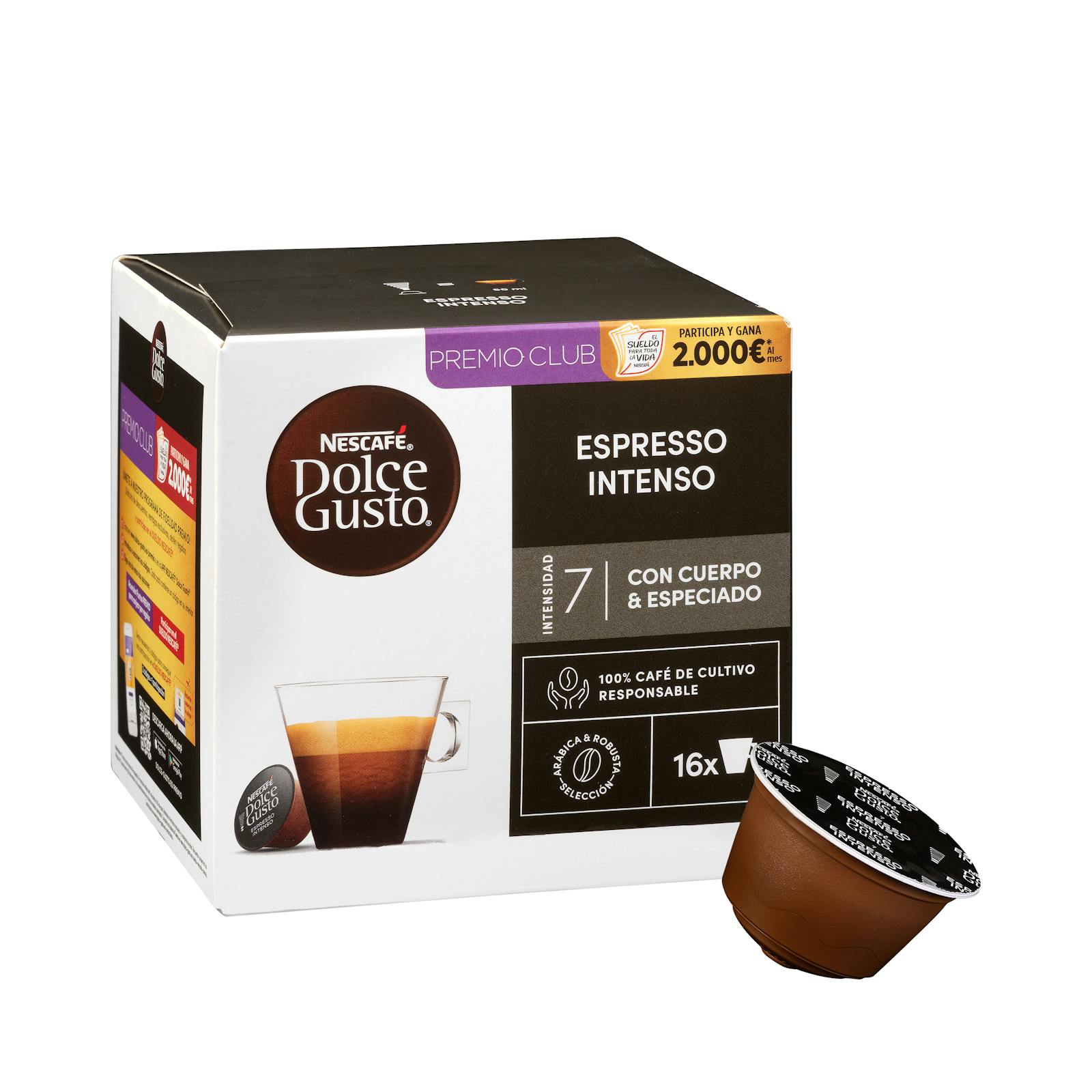 Capsules de café expresso intense Dolce Gusto