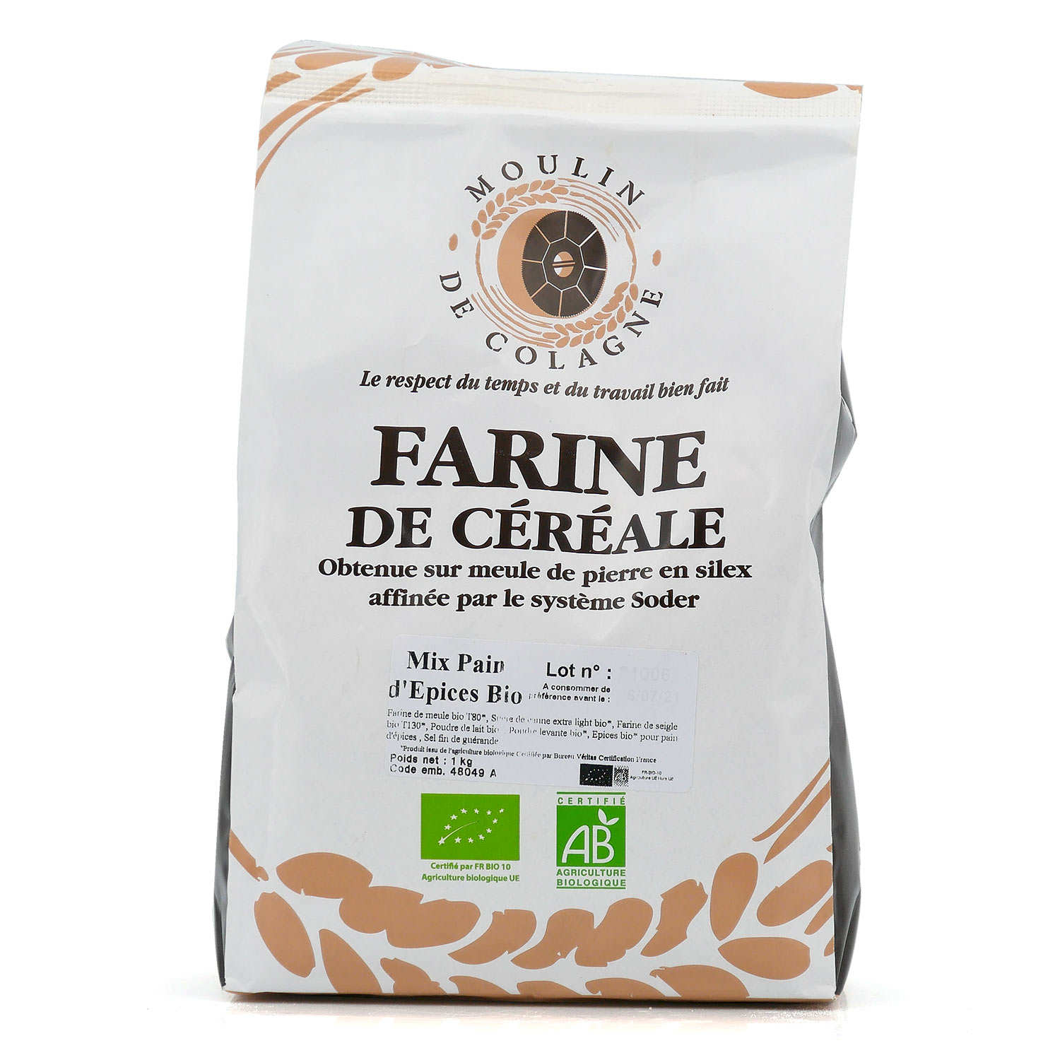 Préparation pour pain d'épices bio