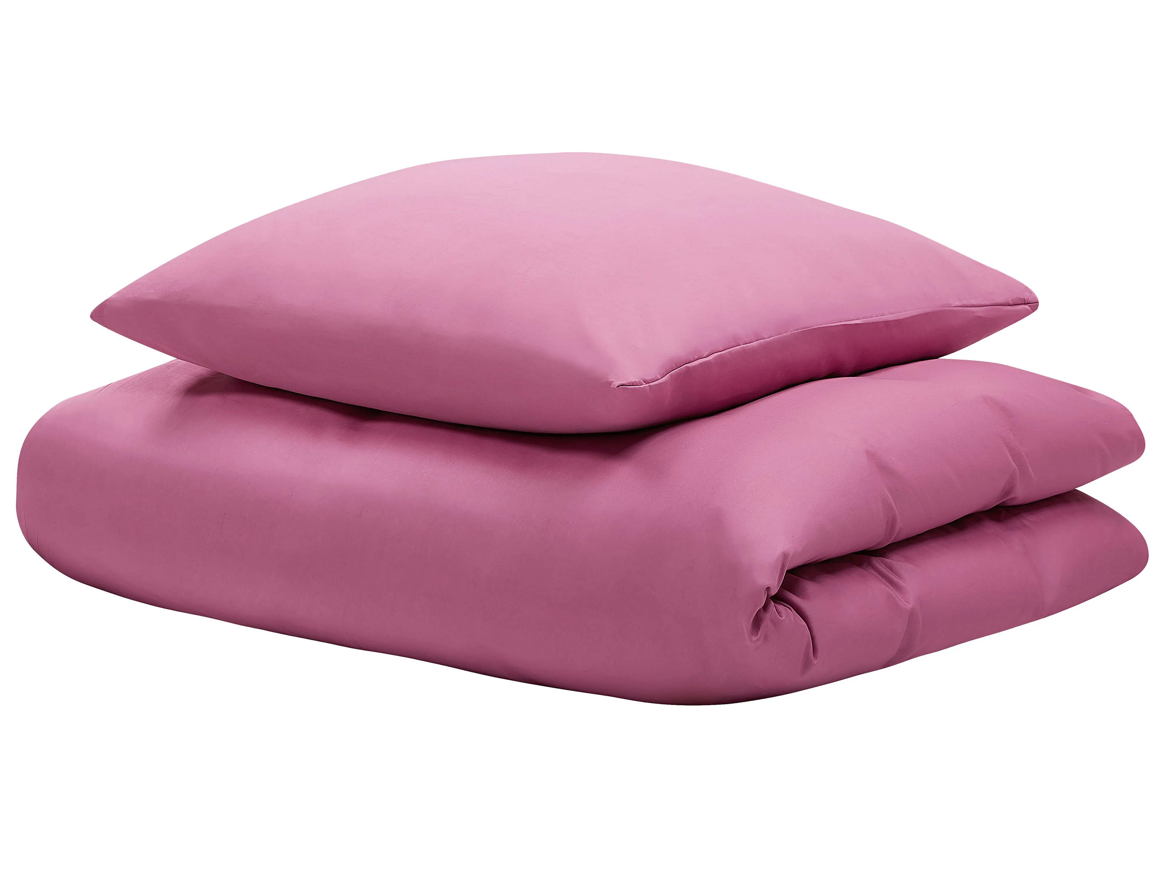 Dekbedovertrekset HARMONRIDGE Katoen-satijn 135 x 200 cm Roze