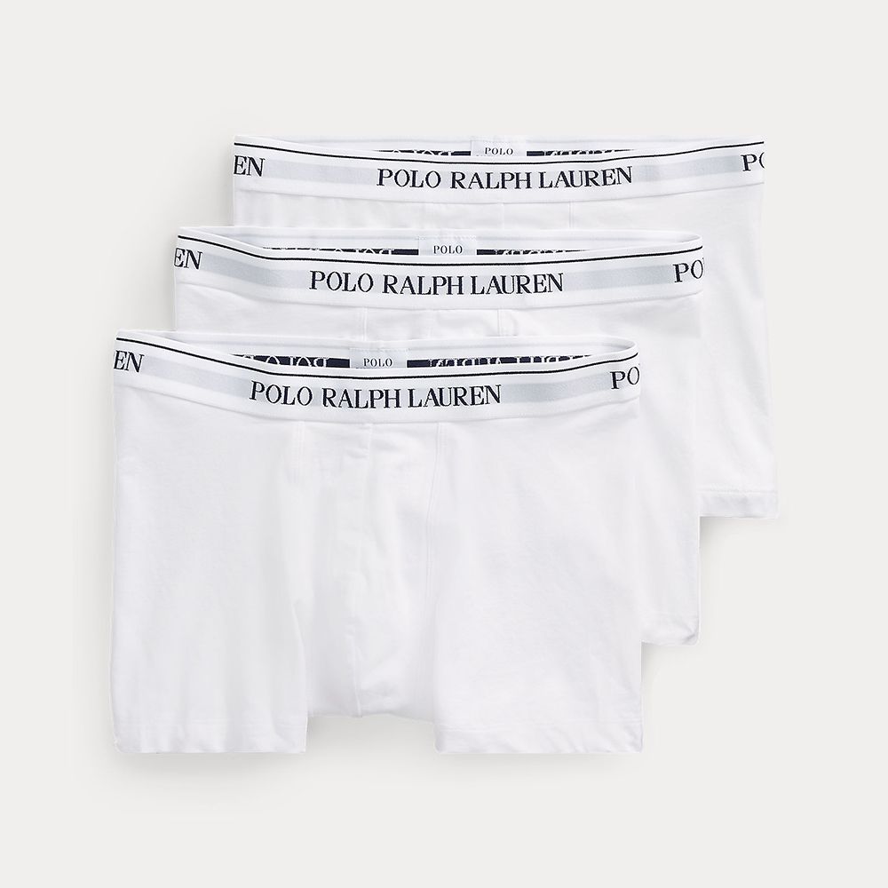 Stretch Bomull Boxer 3 Pack Hvit