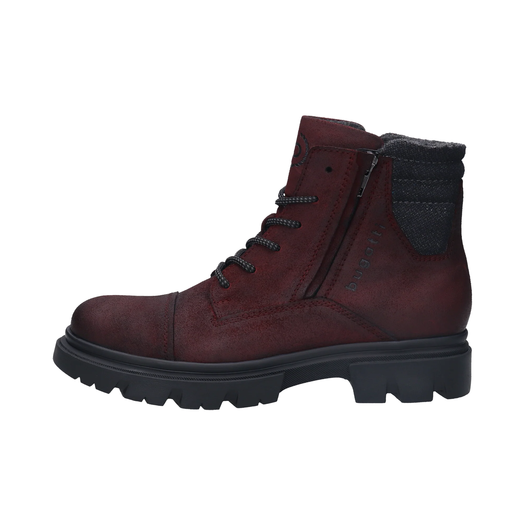 Stiefel dunkelrot