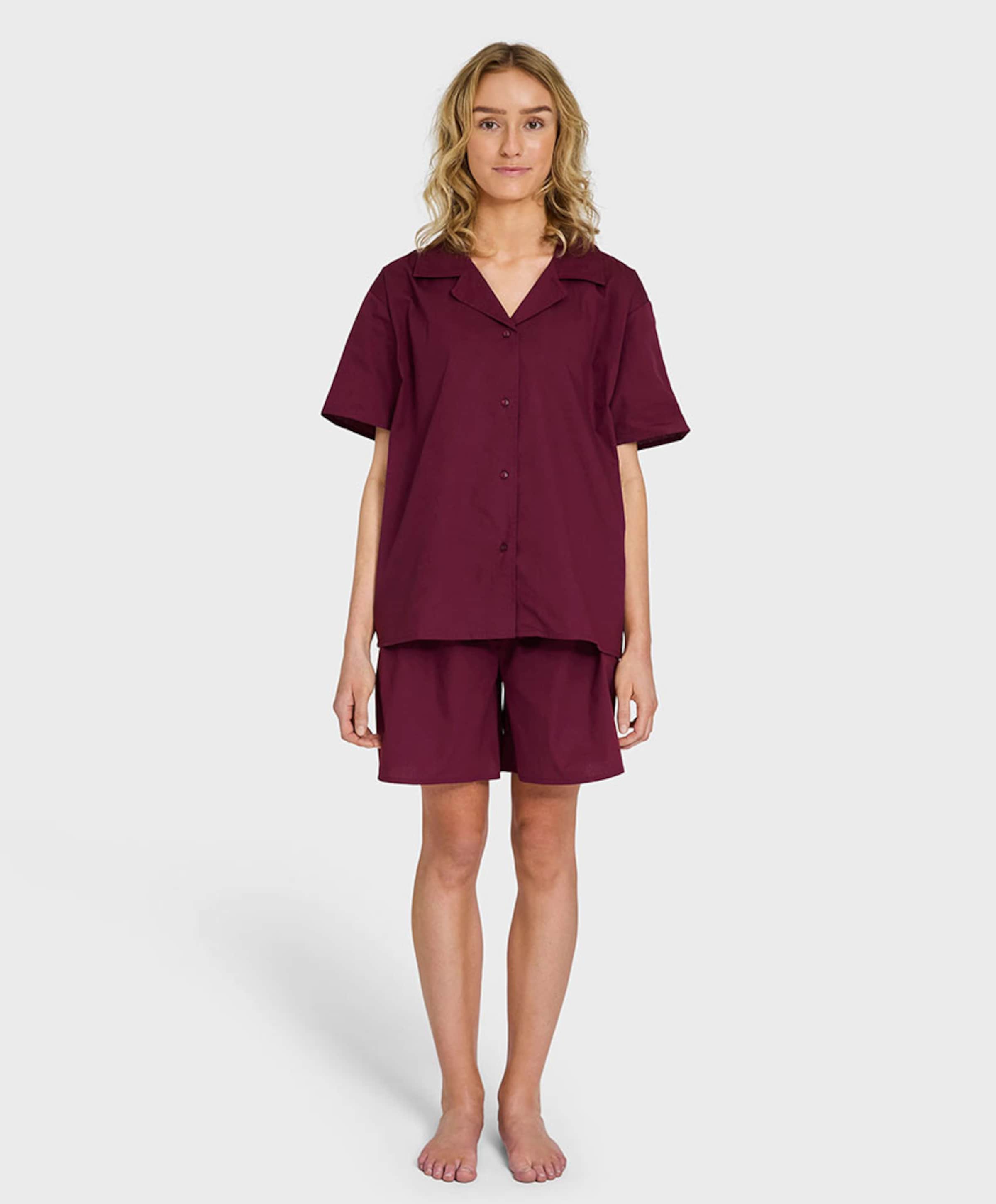 Bongusta Sahej shorts dames shorts bordeaux