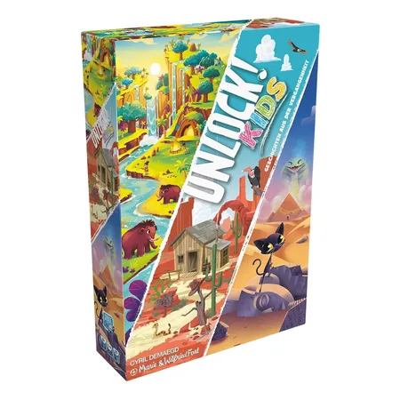 Asmodee Space Cow Unlock! Kids Geschichten aus der Vergangenheit