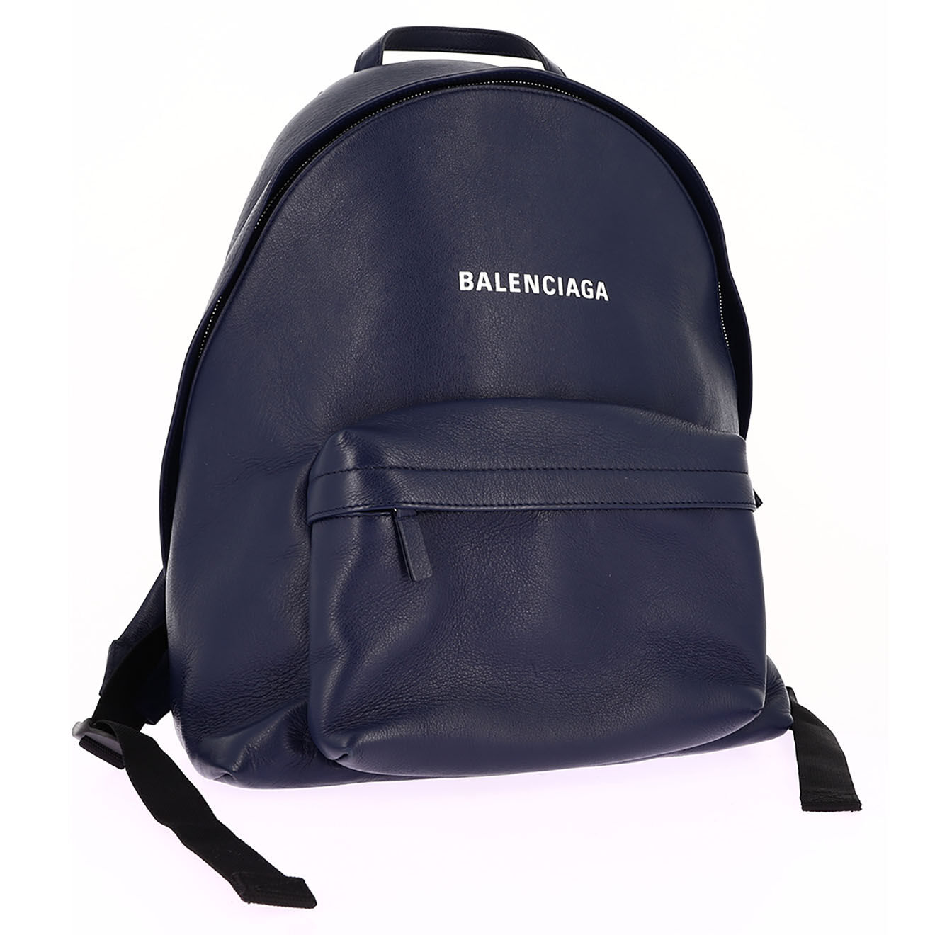 Balenciaga Sac à dos en Cuir marine - Très bon état - L.30 cm
