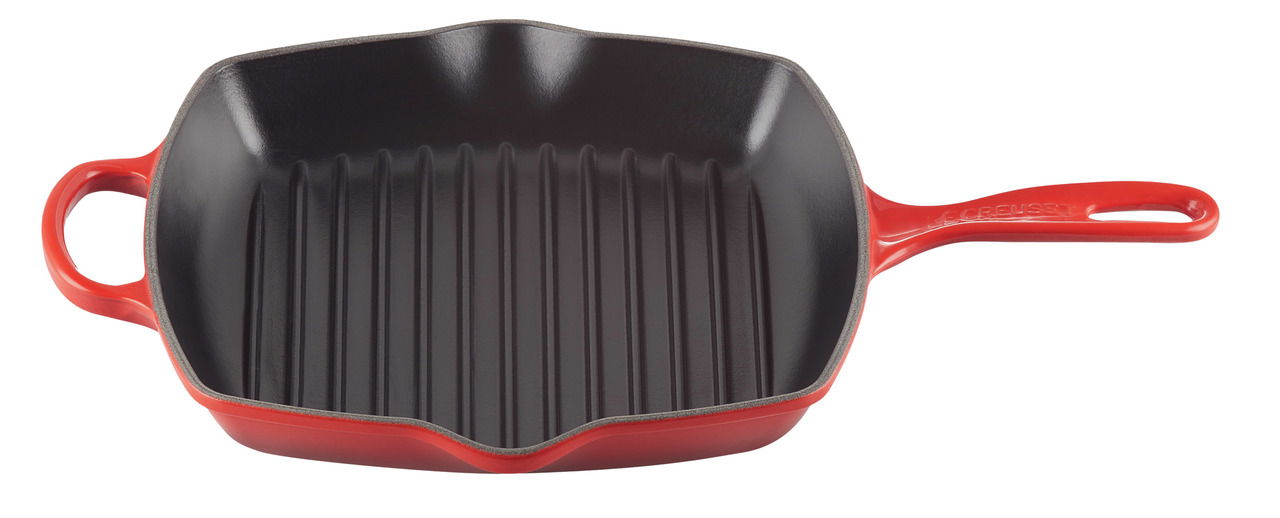 LE CREUSET Grillpfanne 26cm Kirschrot SIGNATURE