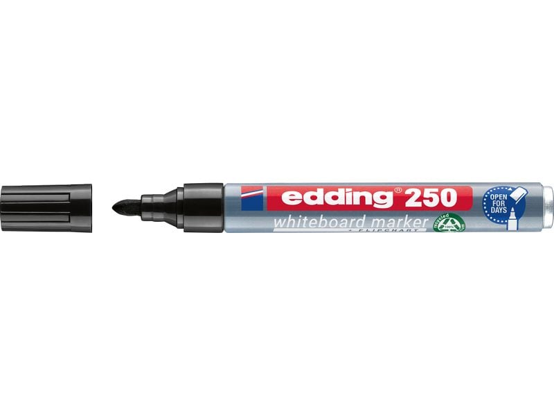 edding Whiteboard-Marker 250 Schwarz Whiteboardmarker