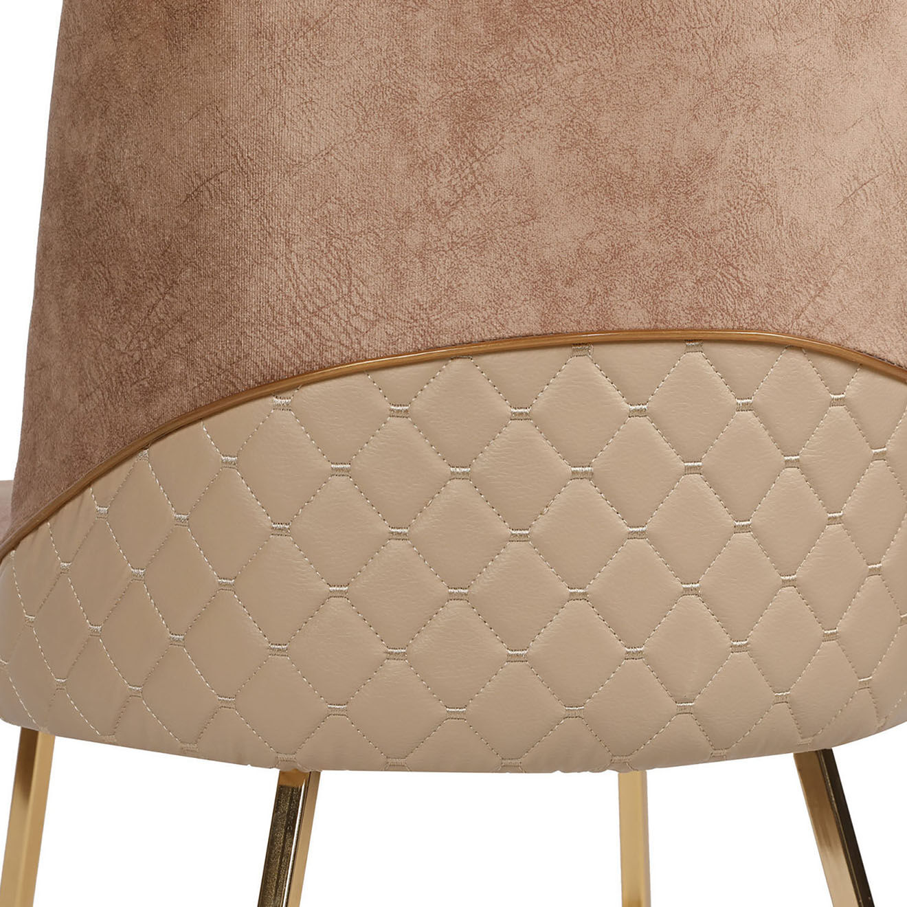 Wooden Art 4 Chaises Madrid marron - 50x90x49 cm