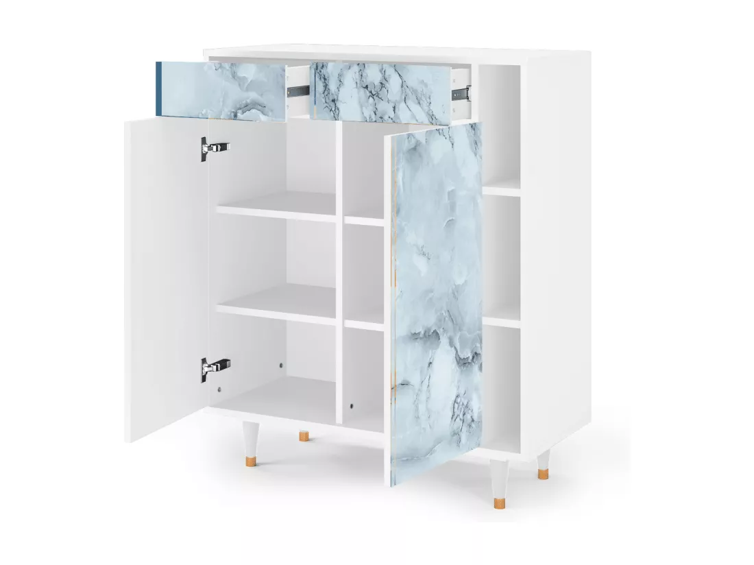 Buffet - 96х110х41 cm - BS6 - Glacial Colour, Blanc