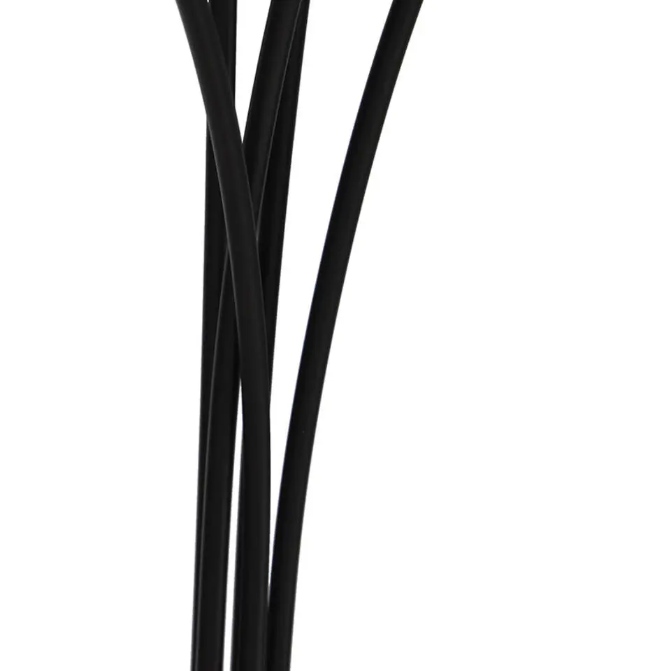 Qazqa vloerlampen sixties fl zwart e14