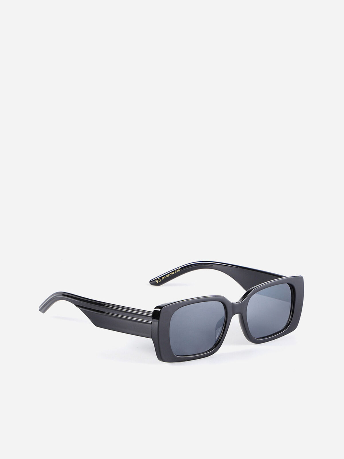 Lunettes de soleil rectangulaires- Noir