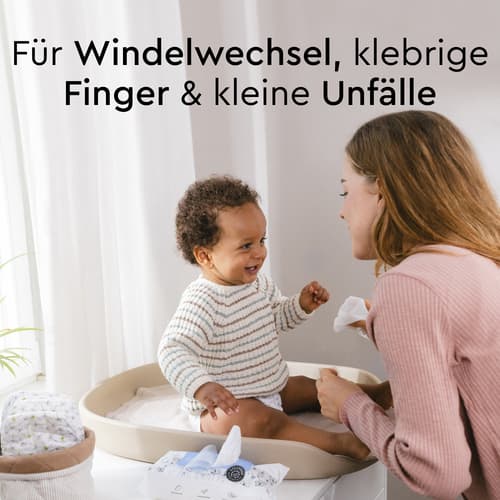 LILLYDOO Feuchttücher mit 99 % Wasser , 15 x 60 Stück