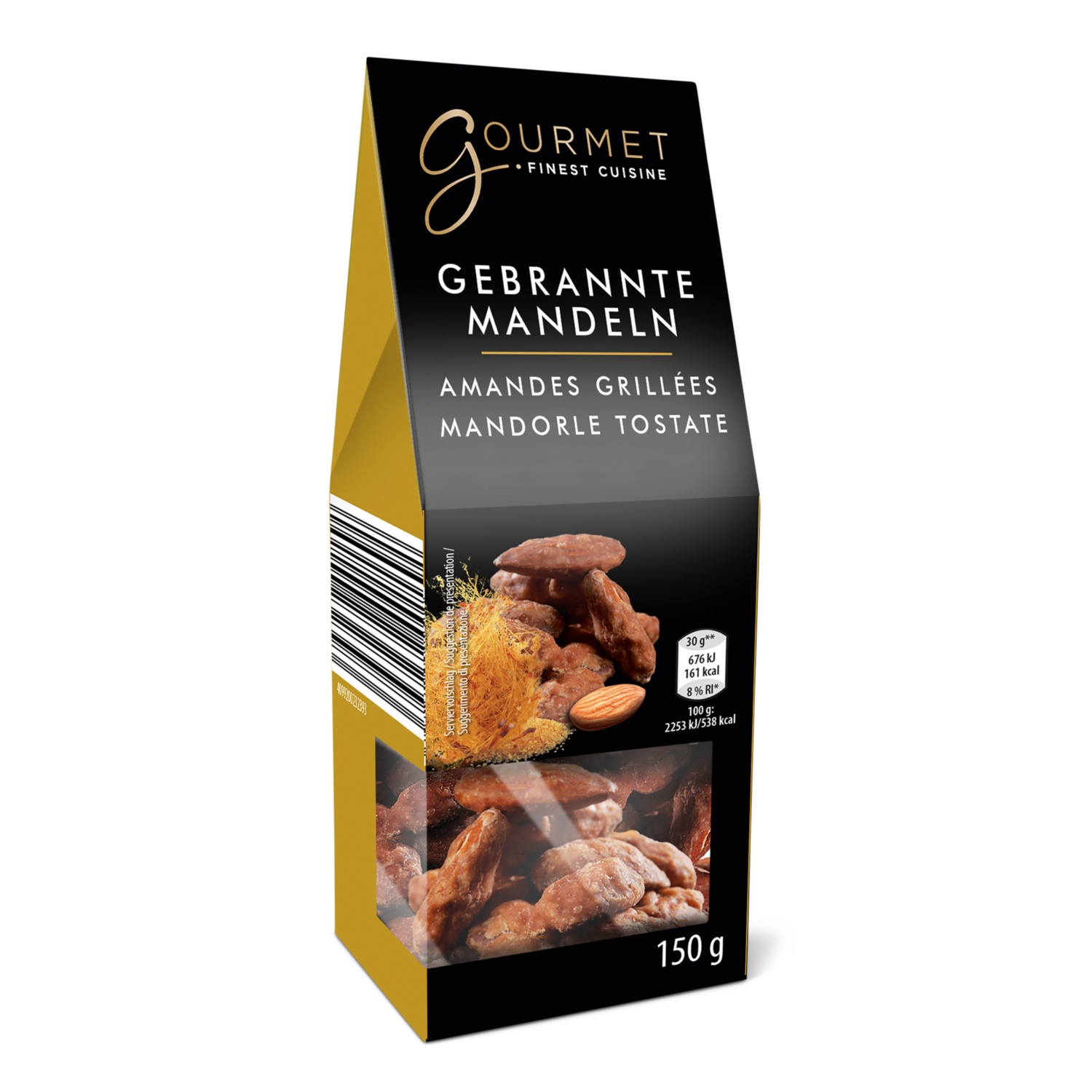 GOURMET Premium Mandeln, gebrannt 150 g
