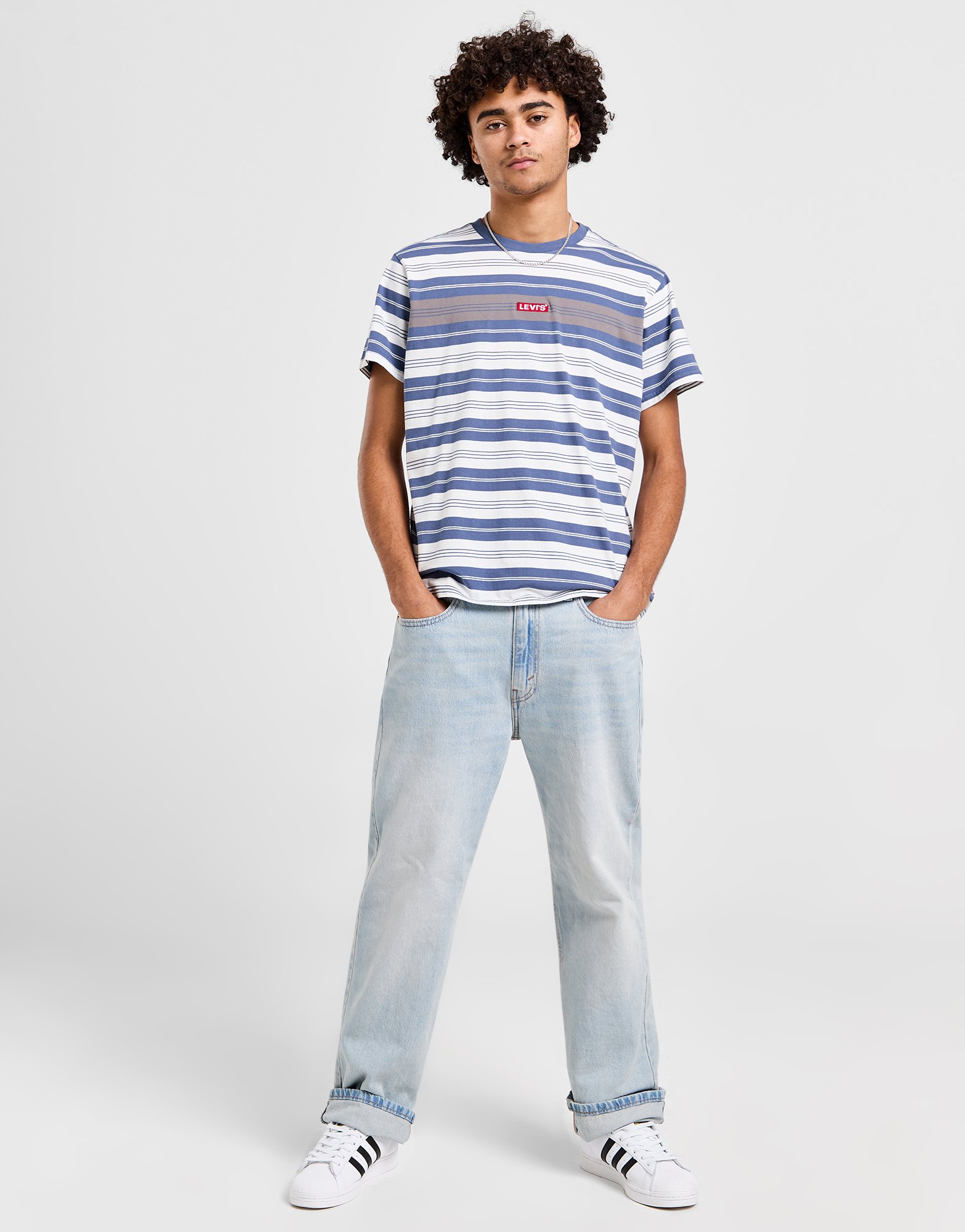 LEVI'S T-shirt Stripe Baby Tab Homme