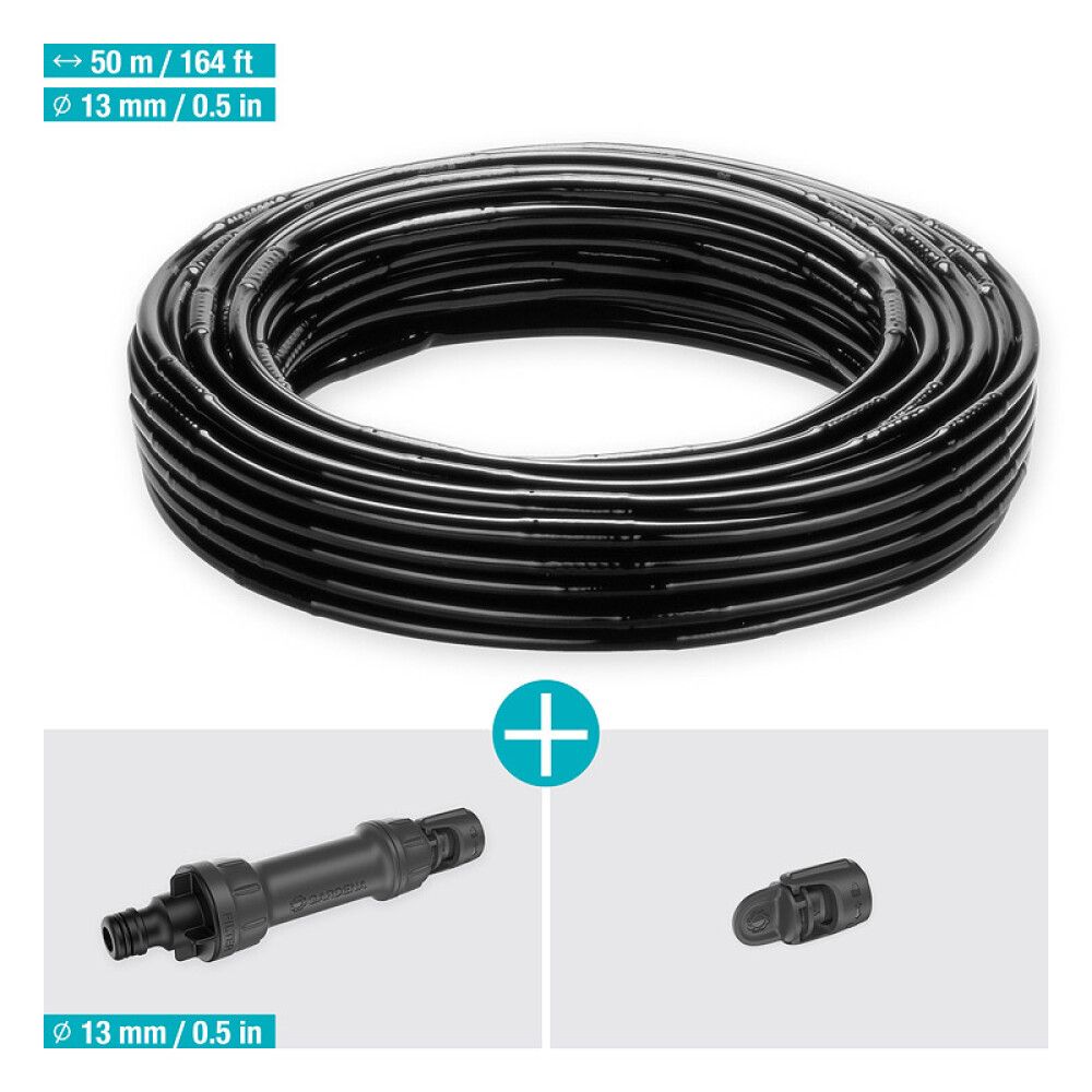 STARTSETT GARDENA MICRO-DRIP-SYSTEM DRYPPSLANGE FOR BUSKER 5