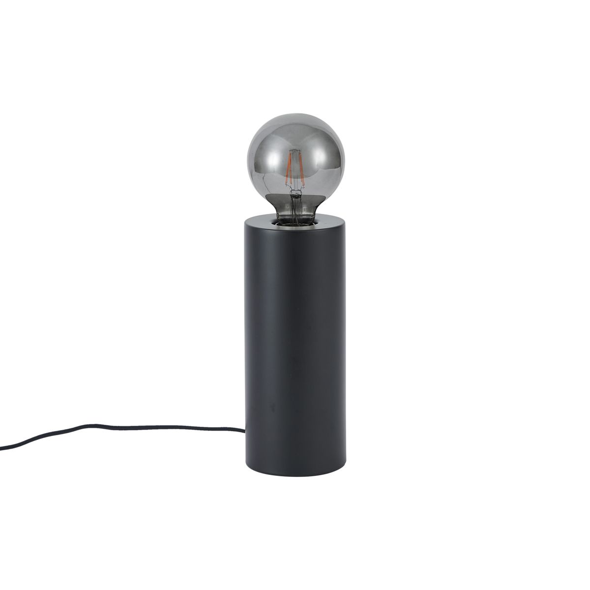Moderne tafellamp zwart 24cm - Cylinder