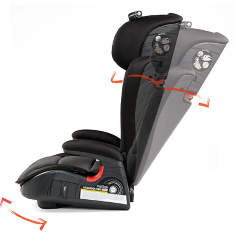 Peg Perego Siège d'Auto Rehausseur Viaggio Hbb 40-120lb - Crystal Noir