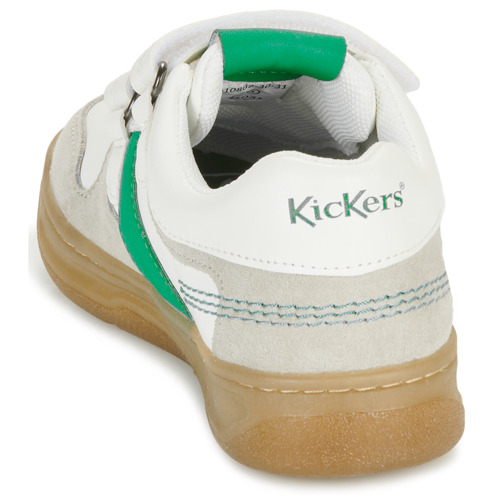 Kickers - KALIDO - Blanc / Gris / Vert