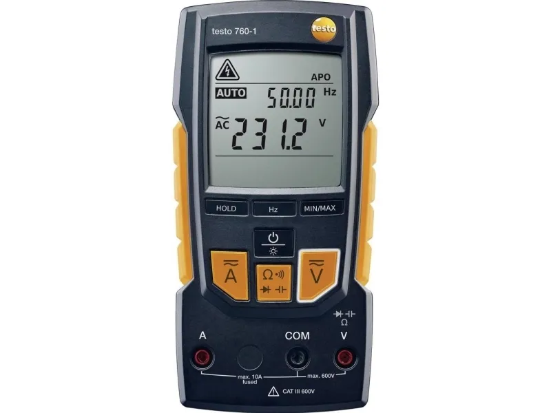 testo 0590 7601 Hånd-multimeter digital CAT III 600 V, CAT IV 300 V Visning (counts): 4000