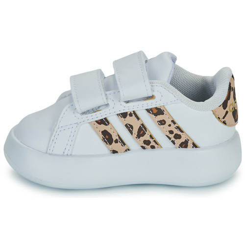 Adidas Sportswear - GRAND COURT 2.0 CF I - Blanc / Léaopard