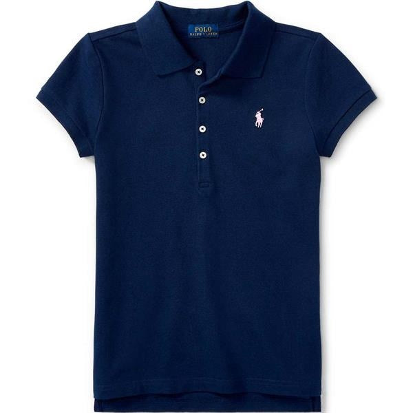 Køb Polo Ralph Lauren Girl Short Sleeved Polo Refined Navy