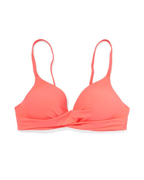 haut de bikini femme corail