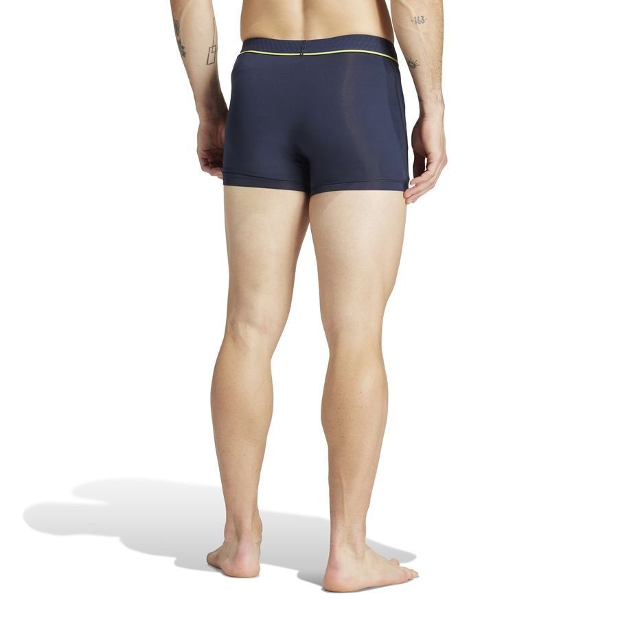 adidas Boxers Active Micro Flex Eco Pack de 3 - Bleu/Jaune