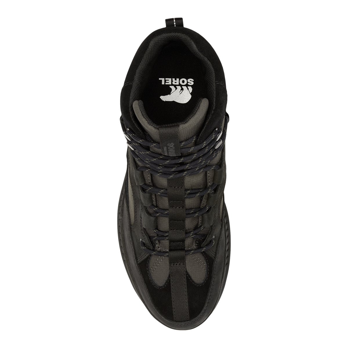 SOREL-Mchill_trace-Bottes d'hiver - Semelle tracteur - Noir/Noir