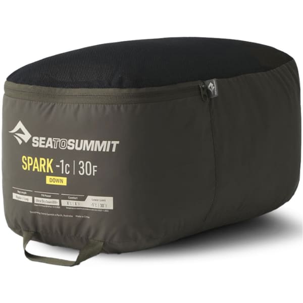 Sac de couchage SEA TO SUMMIT SPARK -1C/30F DOWN SLEEPING BAG LONG BLACK/YELLOW