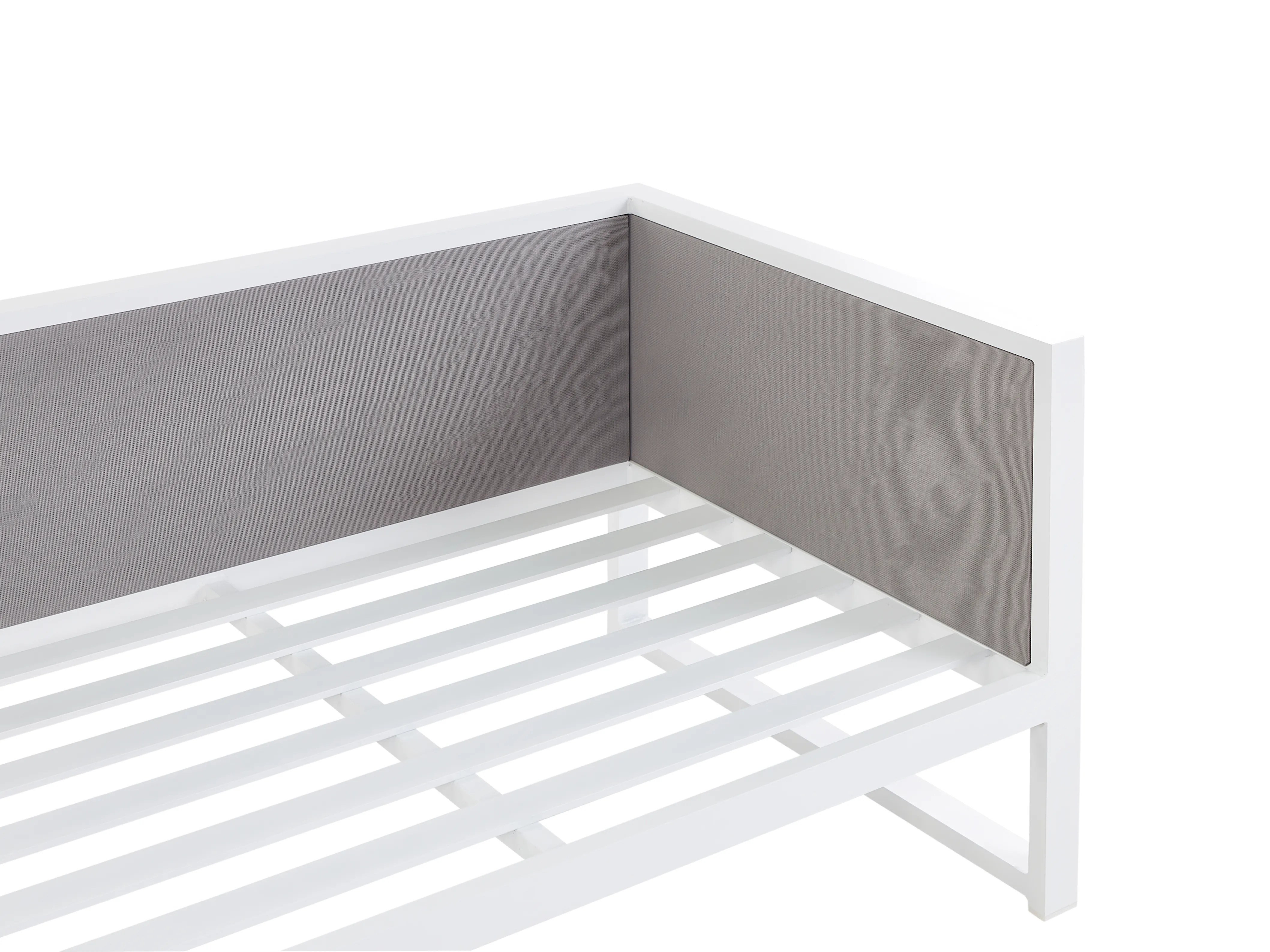 Tuin hoekloungeset met tafel 6-zits CASTELLA/FRATTE linkszijdig Metaal Gebroken wit