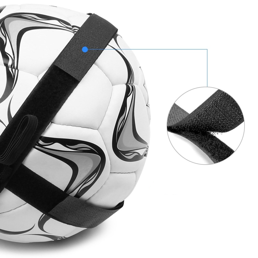 Fussball Solo Trainer Kick Trainings Hilfe Jongliertrainer mit Bungee Seil   Hüftgurt - Schwarz