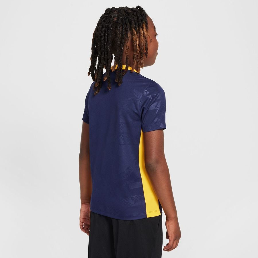 Inter Milan T-shirt d'Entraînement Dri-FIT Academy Pro Avant-Match 3ème - Bleu/Jaune Doré/Bleu Enfant