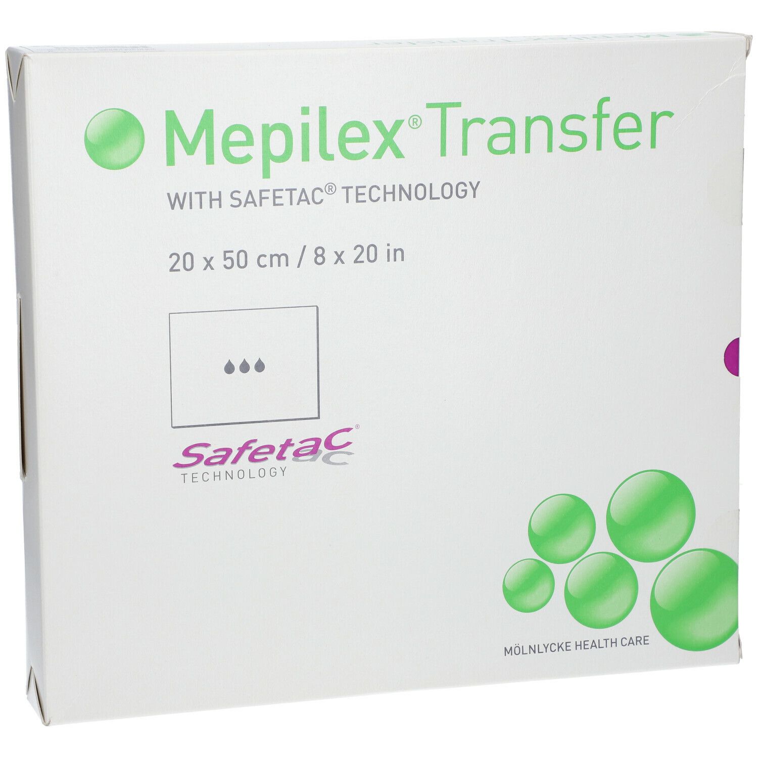 Mepilex® Transfer Schaumverband 20x50 cm steril