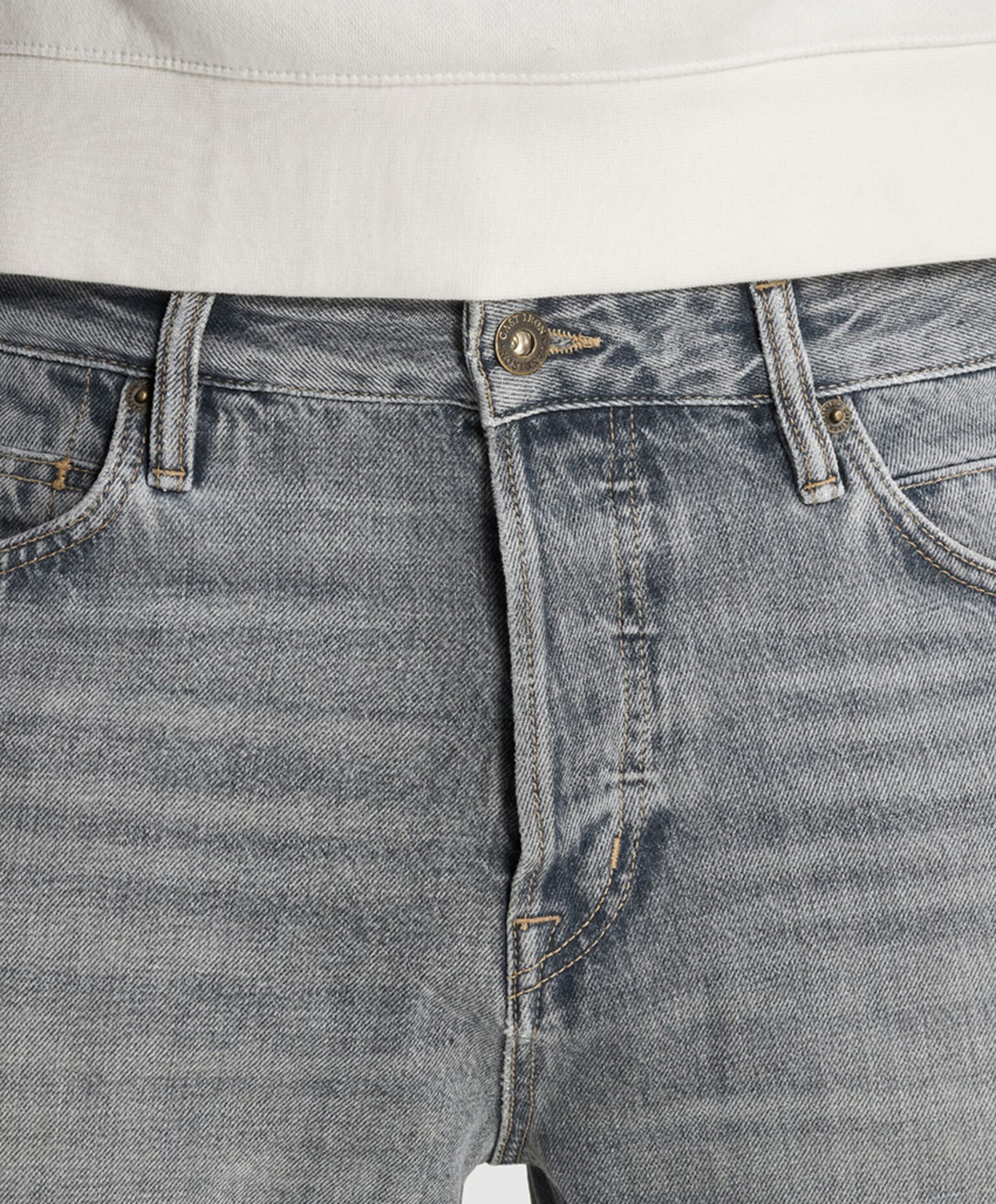 Cast Iron REVSON LOOSE GREY GREEN SUMMER heren jeans grijs