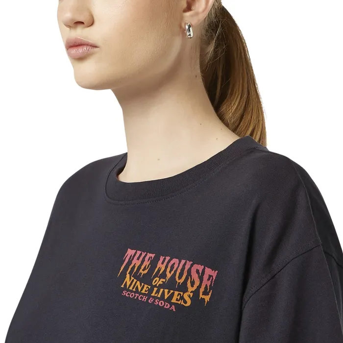 Scotch & Soda Front Back Artwork Shirt Dames