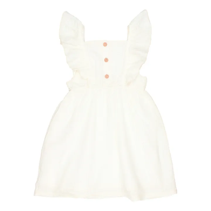 Búho Robe Coton Responsable Texturée | Ecru